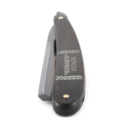 Dovo Straight Razor, "Bismarck" 6/8", Carbon Steel, Full Hollow Grind, Black Pakkawood Handle by Dovo - Straight Razor (View 4)
