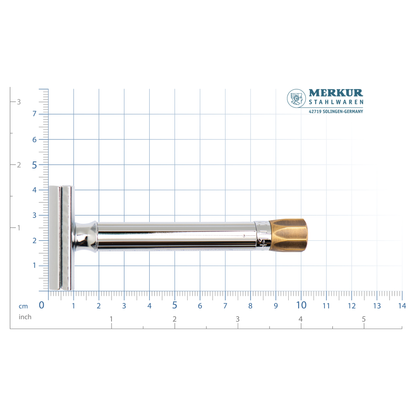 MERKUR 510 Progress, Adjustable Safety Razor With Antique Brass Metal Knob by Merkur - Safety Razor (View 4)