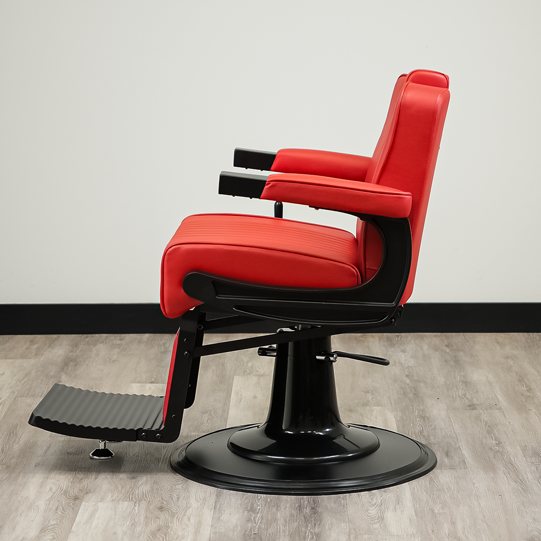 Cedrus Barber Chair - Red by LEVANT BARBER EQUIPMENT - Furniture (View 4)