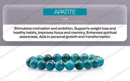 Original Apatite Bracelet with Certificate by SAMAHealing - Sustainable Living (View 4)