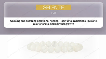 Original Selenite Bracelet with Certificate by SAMAHealing - Sustainable Living (View 5)
