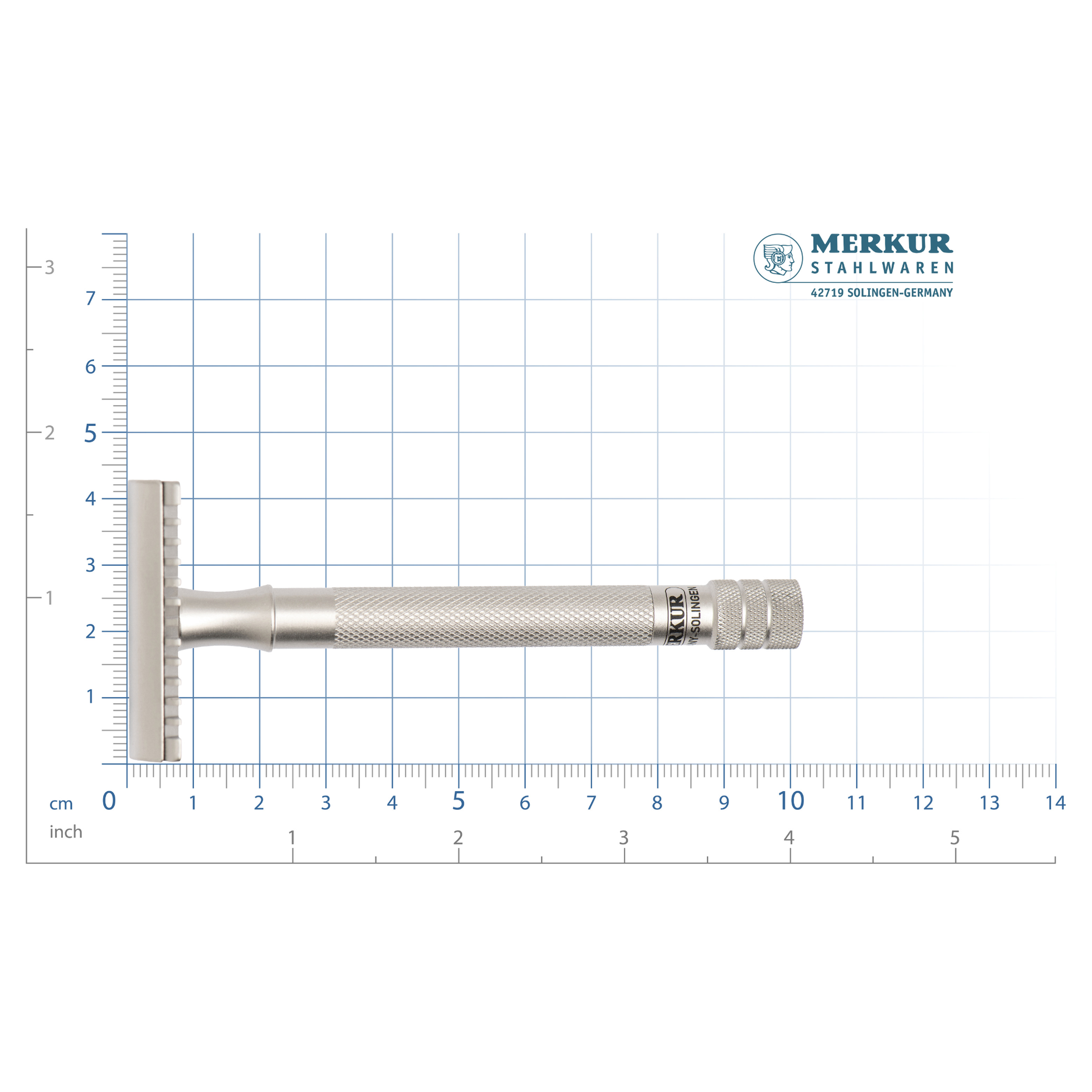 MERKUR 25 INOX Safety Razor: The Classic Model with a Stainless Steel open Comb by Merkur - Safety Razor (View 4)