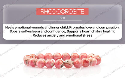 Original Rhodocrosite Bracelet with Certificate by SAMAHealing - Sustainable Living (View 4)