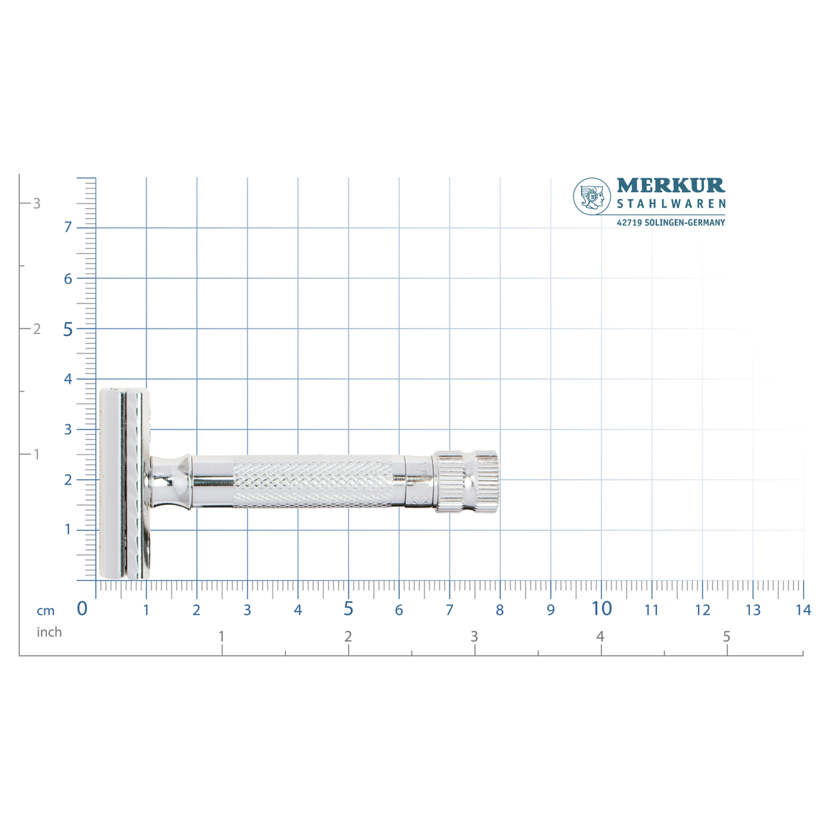 MERKUR 34 ADJ, adjustable Safety Razor in Bright Chrome by Merkur - Safety Razor (View 4)