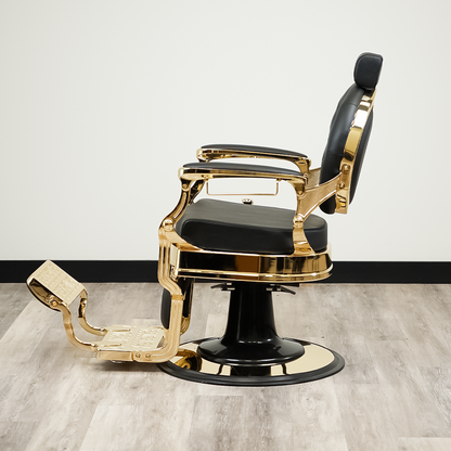 Luxor Barber Chair Gold by LEVANT BARBER EQUIPMENT - Sustainable Living (View 4)