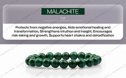 Malachite Bracelet by SAMAHealing - Sustainable Living (View 4)