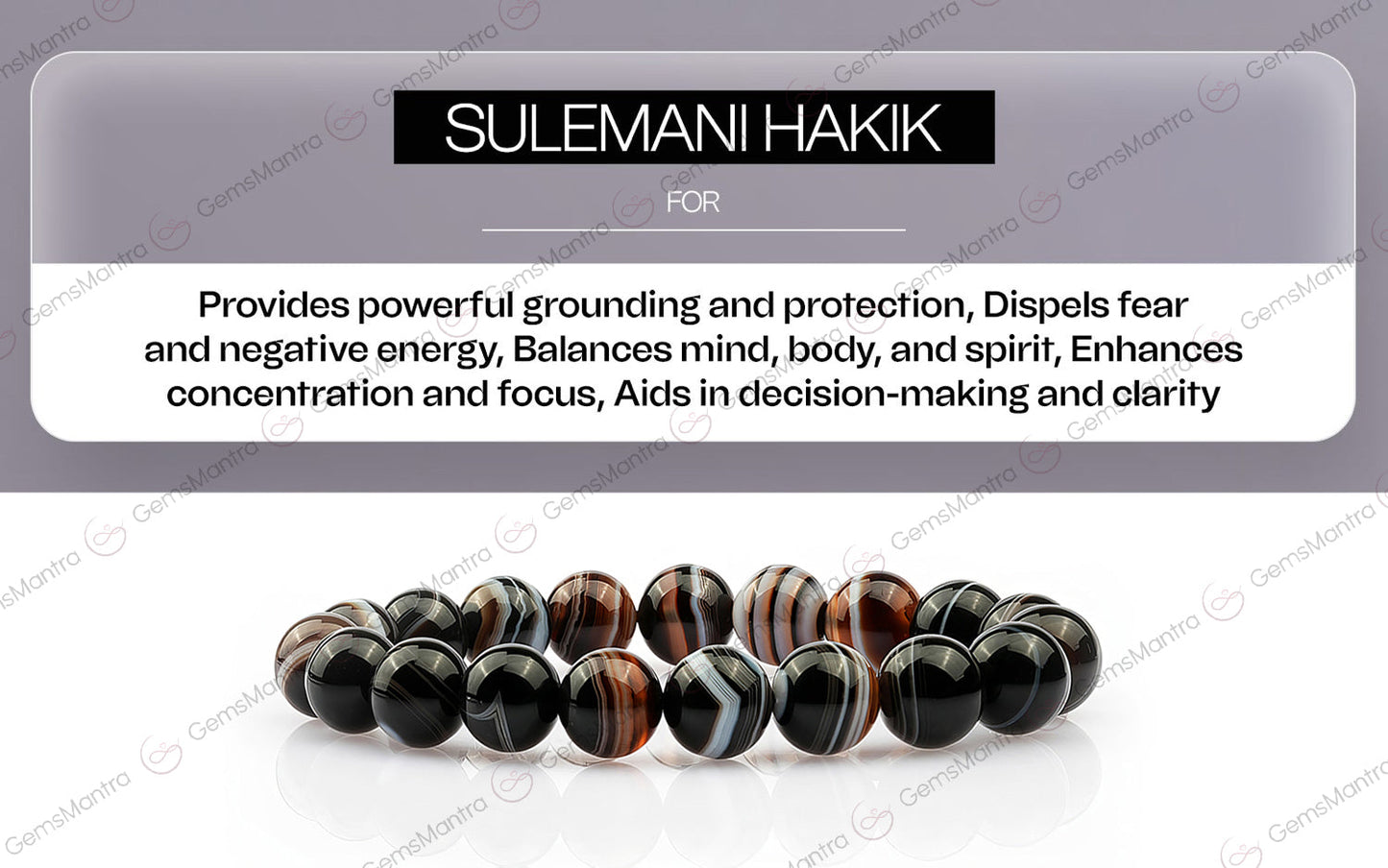 Original Sulemani Hakik Bracelet with Certificate