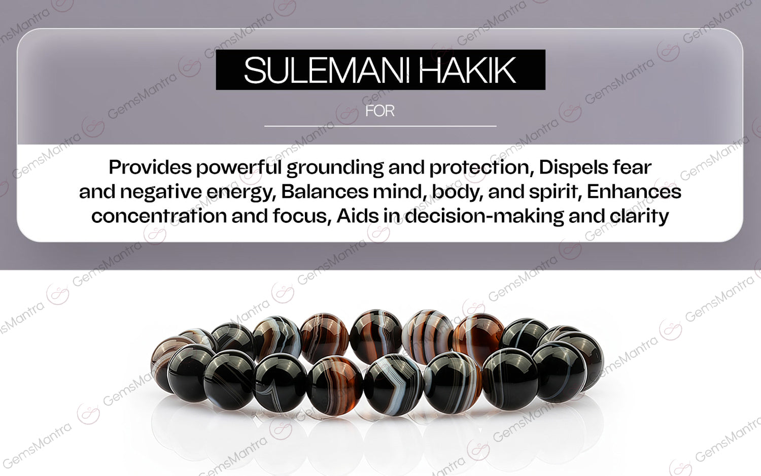 Original Sulemani Hakik Bracelet with Certificate - Image 4