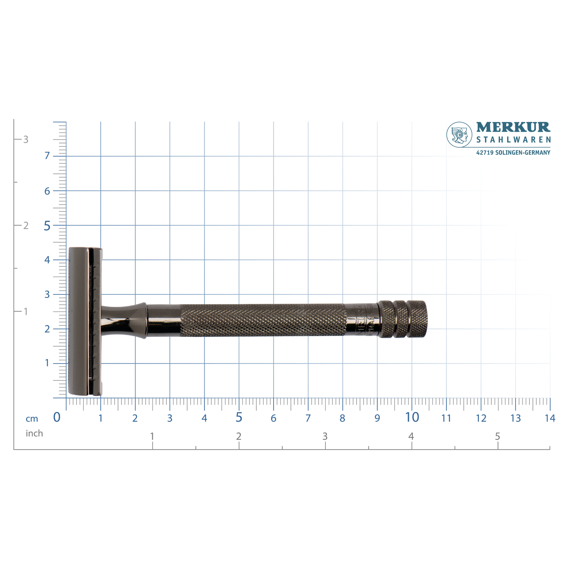 MERKUR Safety Razor 23C in Metallic Grey by Merkur - Safety Razor (View 4)