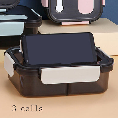 Kitchen Lunch Box Work Student Outdoor Activities Travel Microwave Heating Food Container Plastic Bento Box Storage Snacks Boxes – Image 9