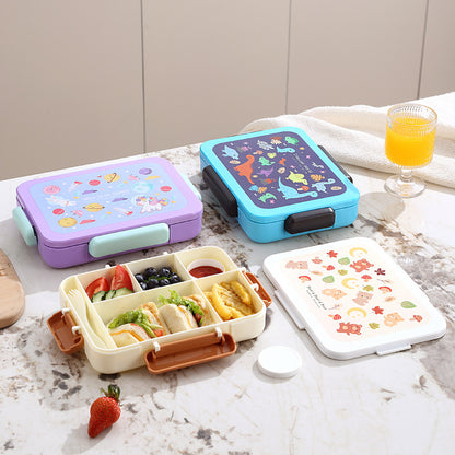 Student Lunch Box Salad Portable Lunch Box Microwave Oven – Image 2