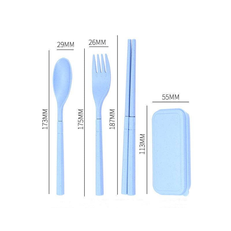 Cutlery Knife Fork Spoon Chopsticks Set Storage Box Five Piece Set – Image 6