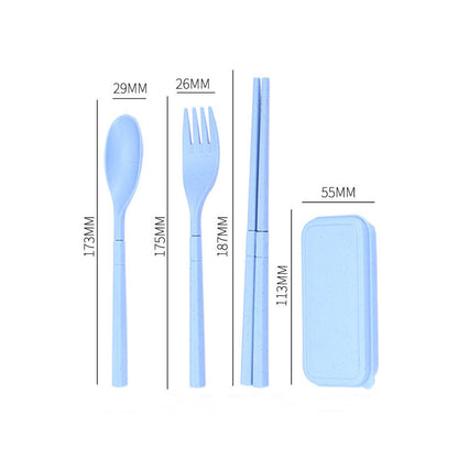 Cutlery Knife Fork Spoon Chopsticks Set Storage Box Five Piece Set – Image 6