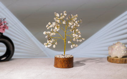 Small Rainbow Moonstone Crystal Tree by SAMAHealing - Sustainable Living