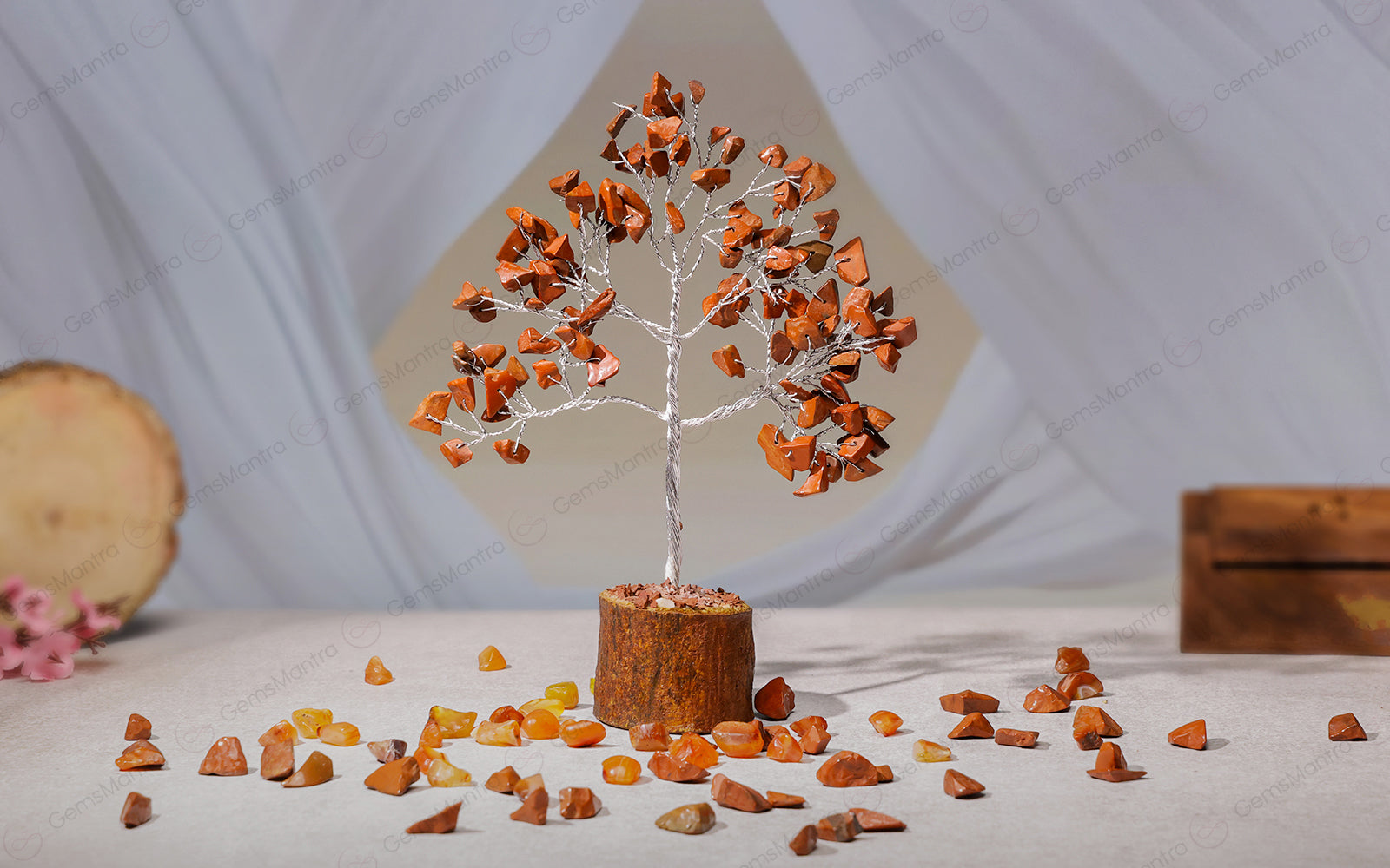 Small Red Jasper Crystal Tree - Image 4