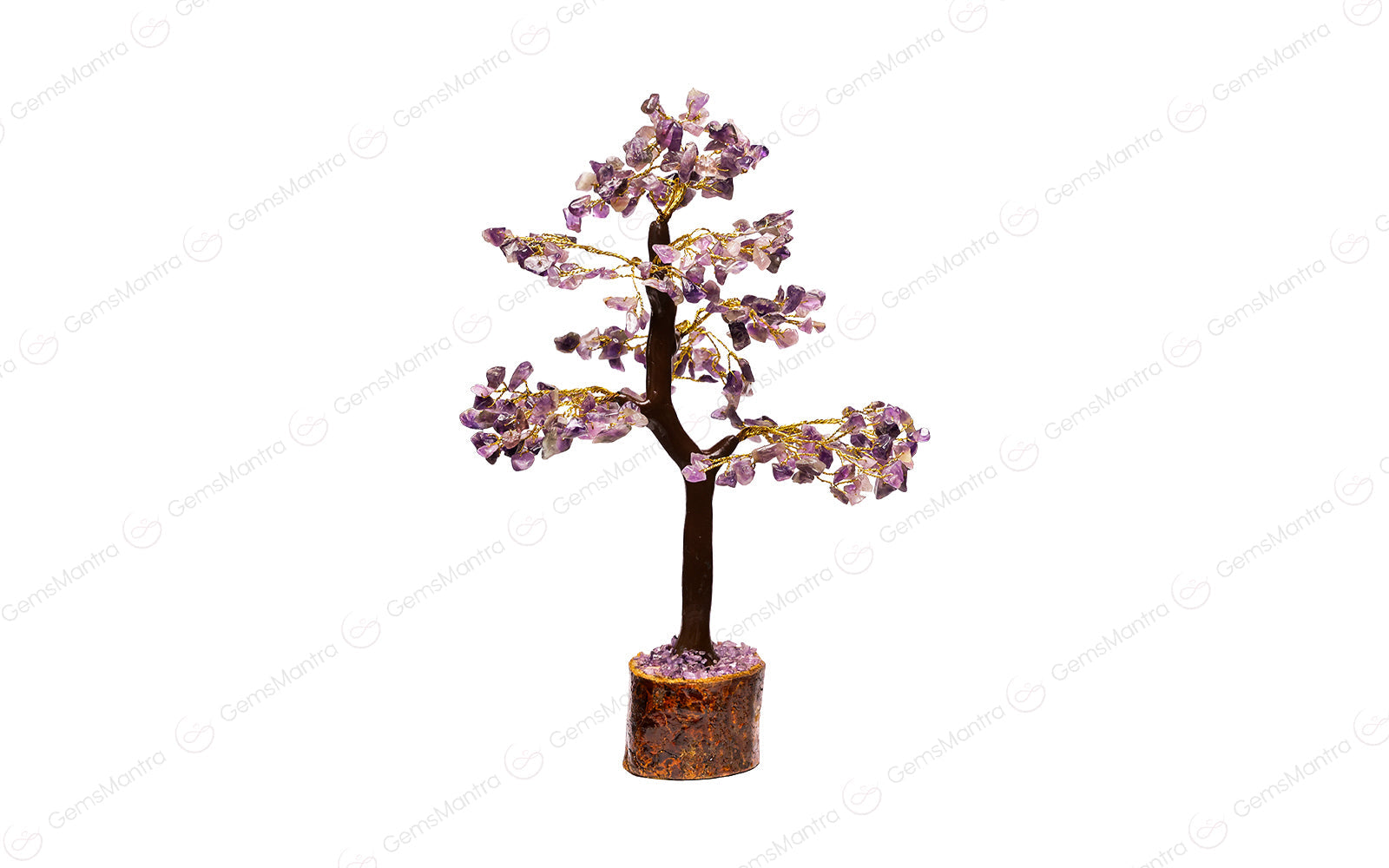 Wooden Amethyst Crystal Tree - Image 2