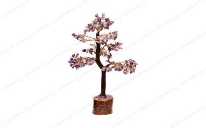Wooden Amethyst Crystal Tree by SAMAHealing - Sustainable Living (View 2)