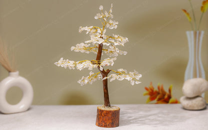 Wooden Crystal Quartz Tree by SAMAHealing - Sustainable Living