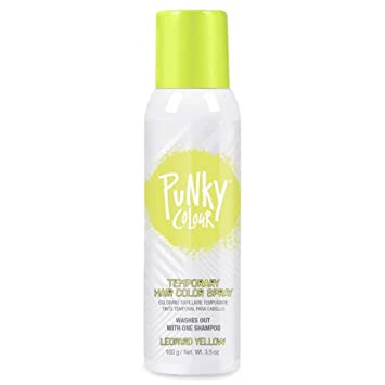 Punky Colour Hair Spray Leopard Yellow by Jerome Russel - Sustainable Living