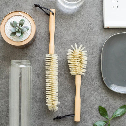Premium Wooden Pan & Dish Cleaning Brush – Durable Stainless Steel & PP Bristles by SAMA Homes - 0 (View 3)