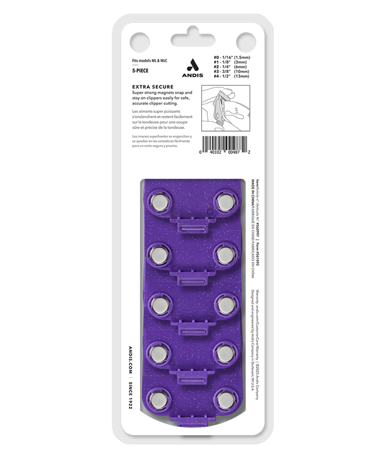 Andis Dual Magnet Small 5-Comb Set by Andis - Sustainable Living (View 3)