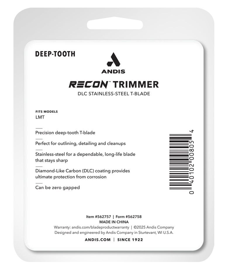 Andis Recon Trimmer Replacement T Blade by Andis - Sustainable Living (View 3)