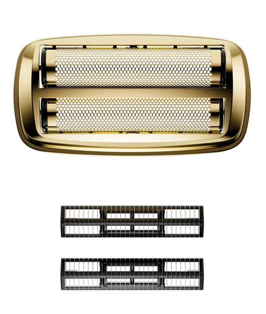 Andis ProFoil Plus II Shaver's Titanium Foil Assembly & Inner Cutter Gold