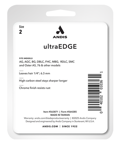 Andis UltraEdge® Detachable Blade, Size #2 by Andis - Sustainable Living (View 3)