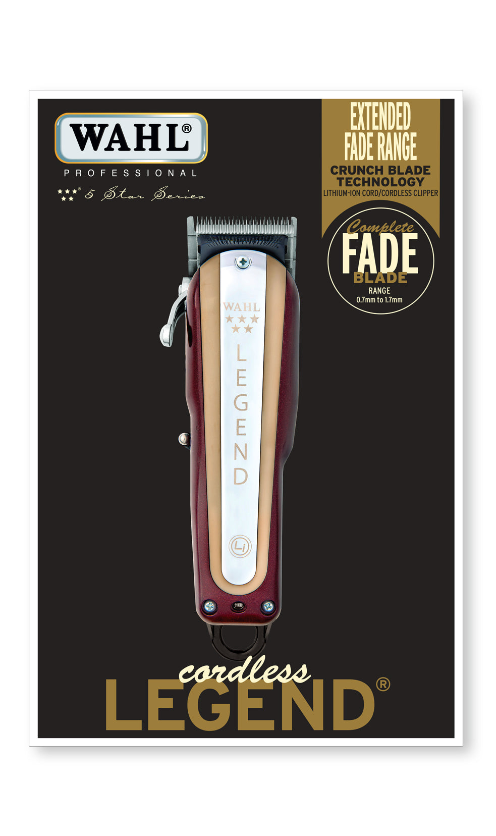 Wahl 5 Star Cordless Legend Li Clipper by Wahl - Sustainable Living (View 4)