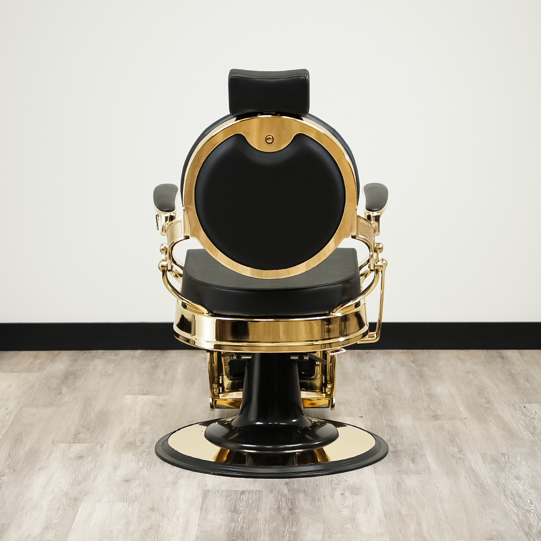 Luxor Barber Chair Gold by LEVANT BARBER EQUIPMENT - Sustainable Living (View 5)