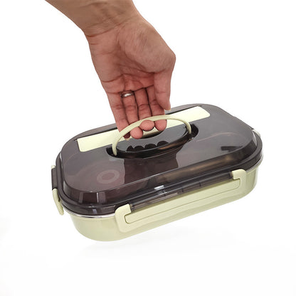 Elementary School Lunch Box With lid Separated Insulated Lunch Box – Image 2