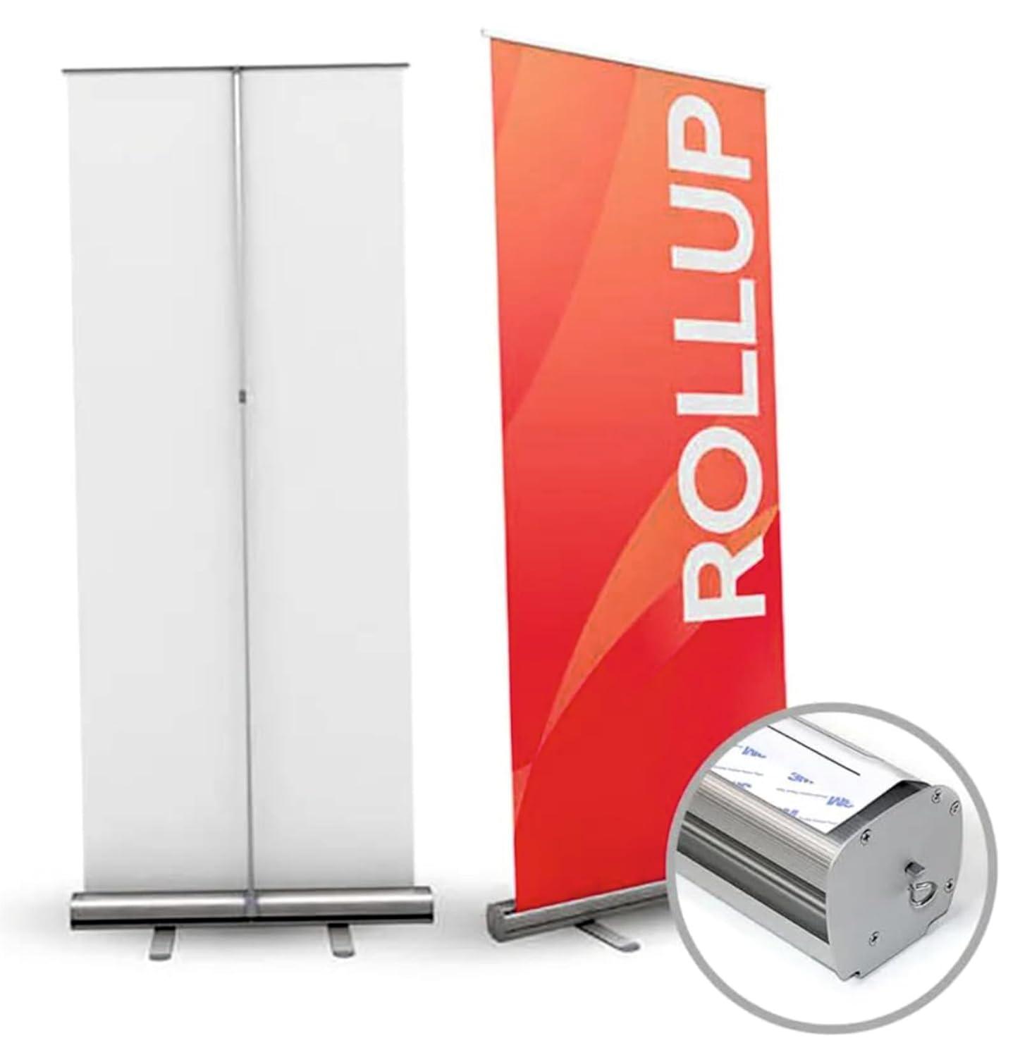 Folding Lightweight Advertising Roll Up Standees - SAMA Homes - View 1