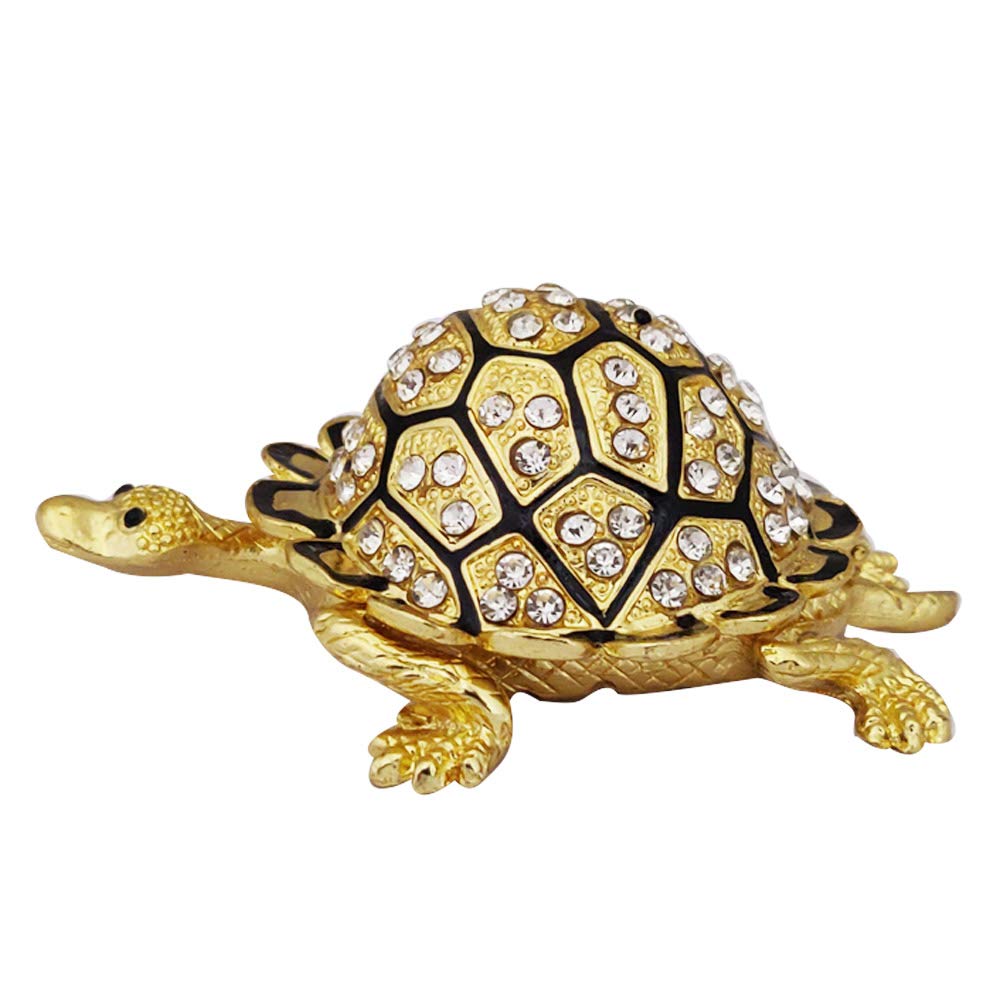 Bejeweled Fengshui Wish-Fulfilling Golden Tortoise - Eco-friendly - Sama Homes