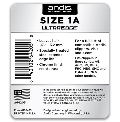 Andis UltraEdge® Detachable Blade, Size 1A by Andis - Sustainable Living (View 3)