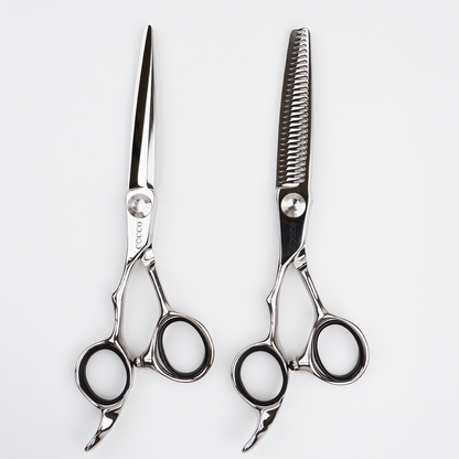 Cocco Super Cobalt 6" Shears w/ Case-Left Handed + Thinning Shears by Cocco - Sustainable Living