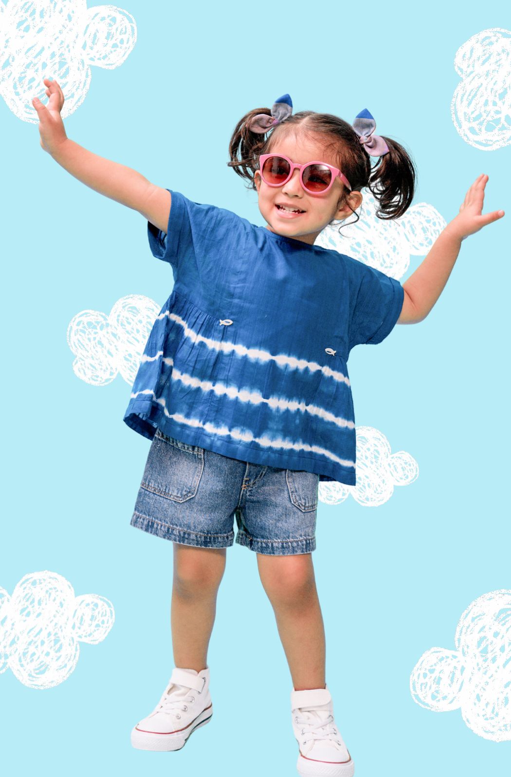 Breezy Lines Top - Blue - Image 4