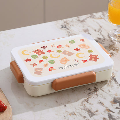 Student Lunch Box Salad Portable Lunch Box Microwave Oven – Image 6