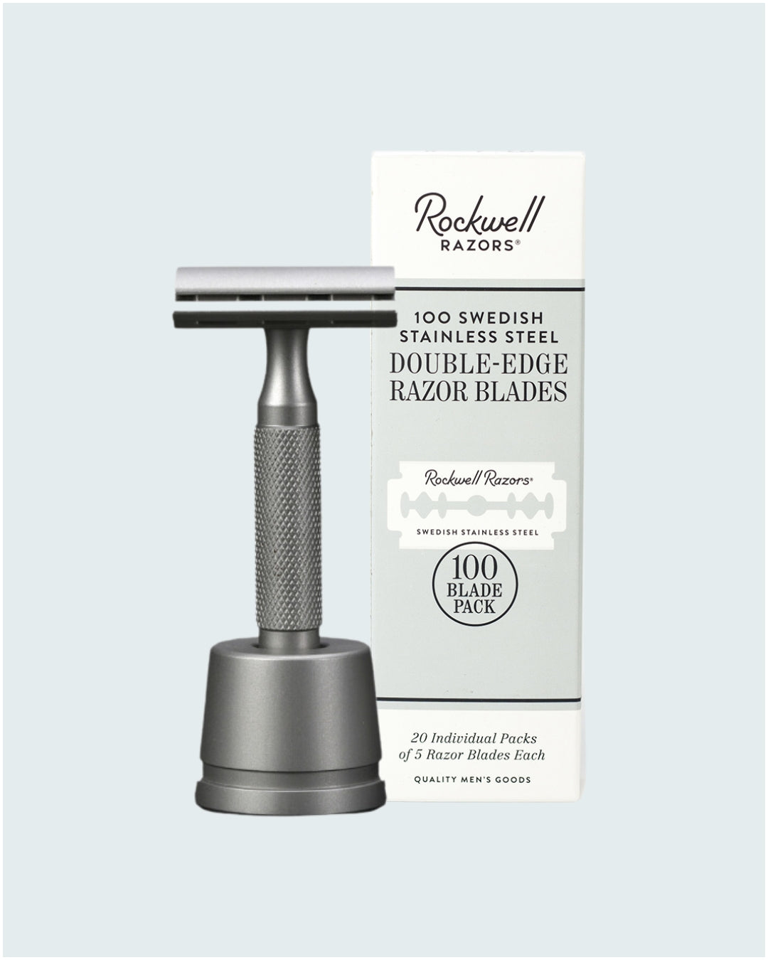 The Rockwell 6S 2-Year Shave Kit | Stainless Steel Razor & Blade Supply - Eco-friendly - Sama Homes