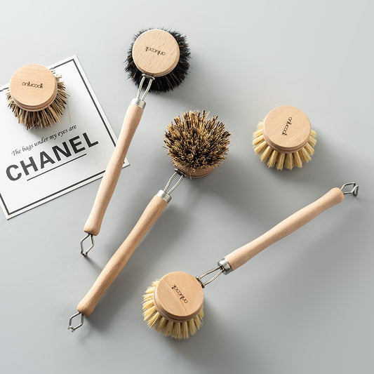 Premium Wok Cleaning Brushes – Horse Hair, Sisal & Palm Options for Daily Kitchen Cleaning