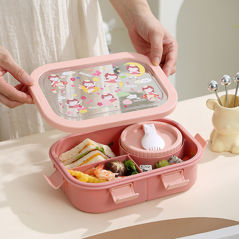 Cartoon Compartment Heating Lunch Box – Image 2 - Image 3
