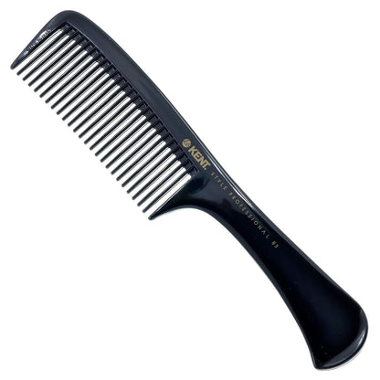 Kent 220MM HANDLED RAKE COMB by Kent - Hair Combs (View 2)