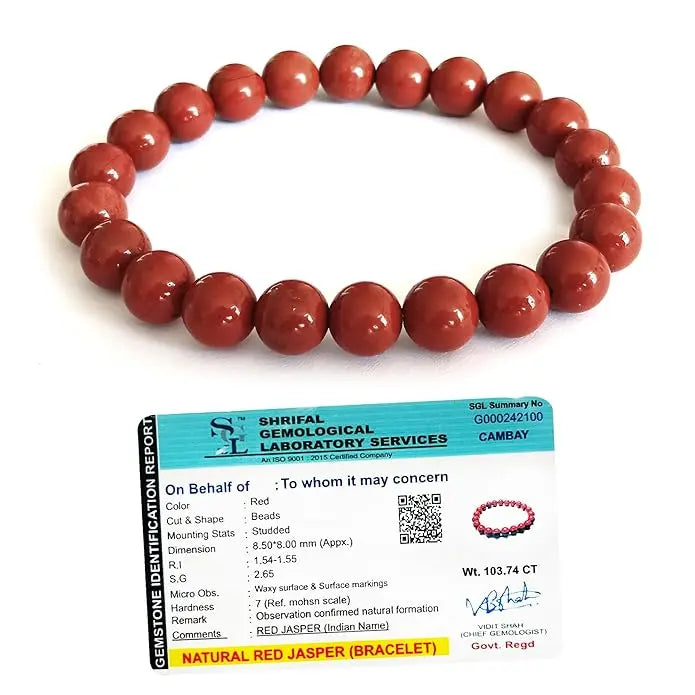 Red Jasper Bracelet - Eco-friendly - Sama Homes