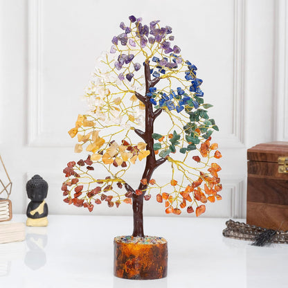 7 Chakra Crystal Tree Healing 300 Beads | Seven Chakra Tree | Spiritual Gifts for Good Luck by My Store - simple (View 3)