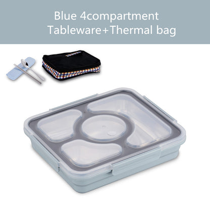 304 Stainless Steel Insulated lunch Box Student Lunch Box With Lid – Image 20