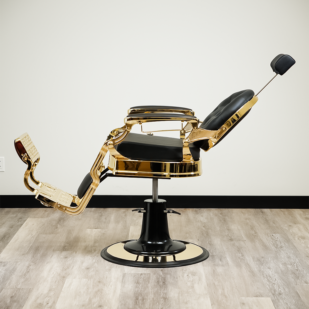Luxor Barber Chair Gold by LEVANT BARBER EQUIPMENT - Sustainable Living (View 7)