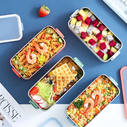 Stainless Steel Japanese-style Multi-layer Lunch Box – Image 4