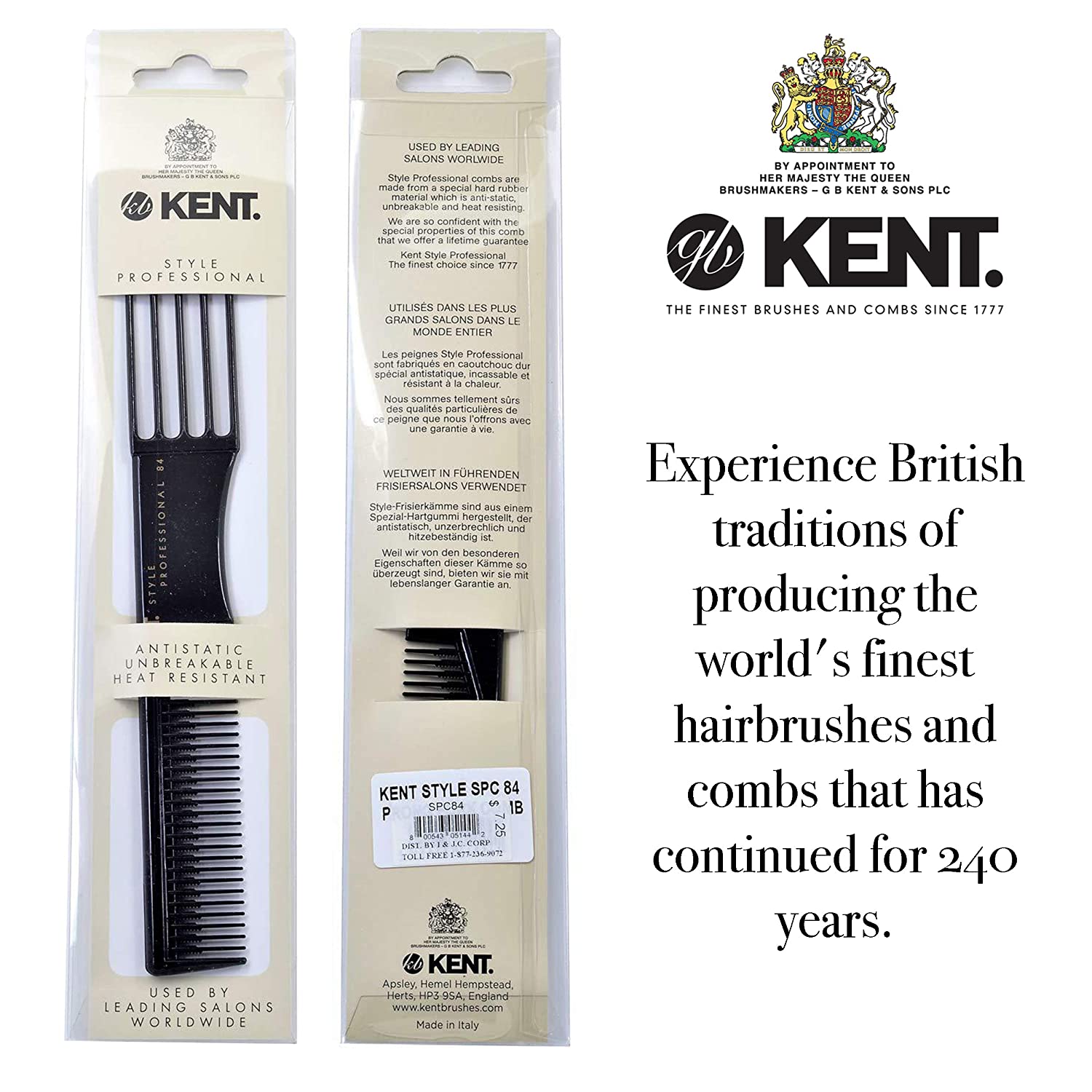 Kent 190MM 5 PRONG FORK COMB - Image 5