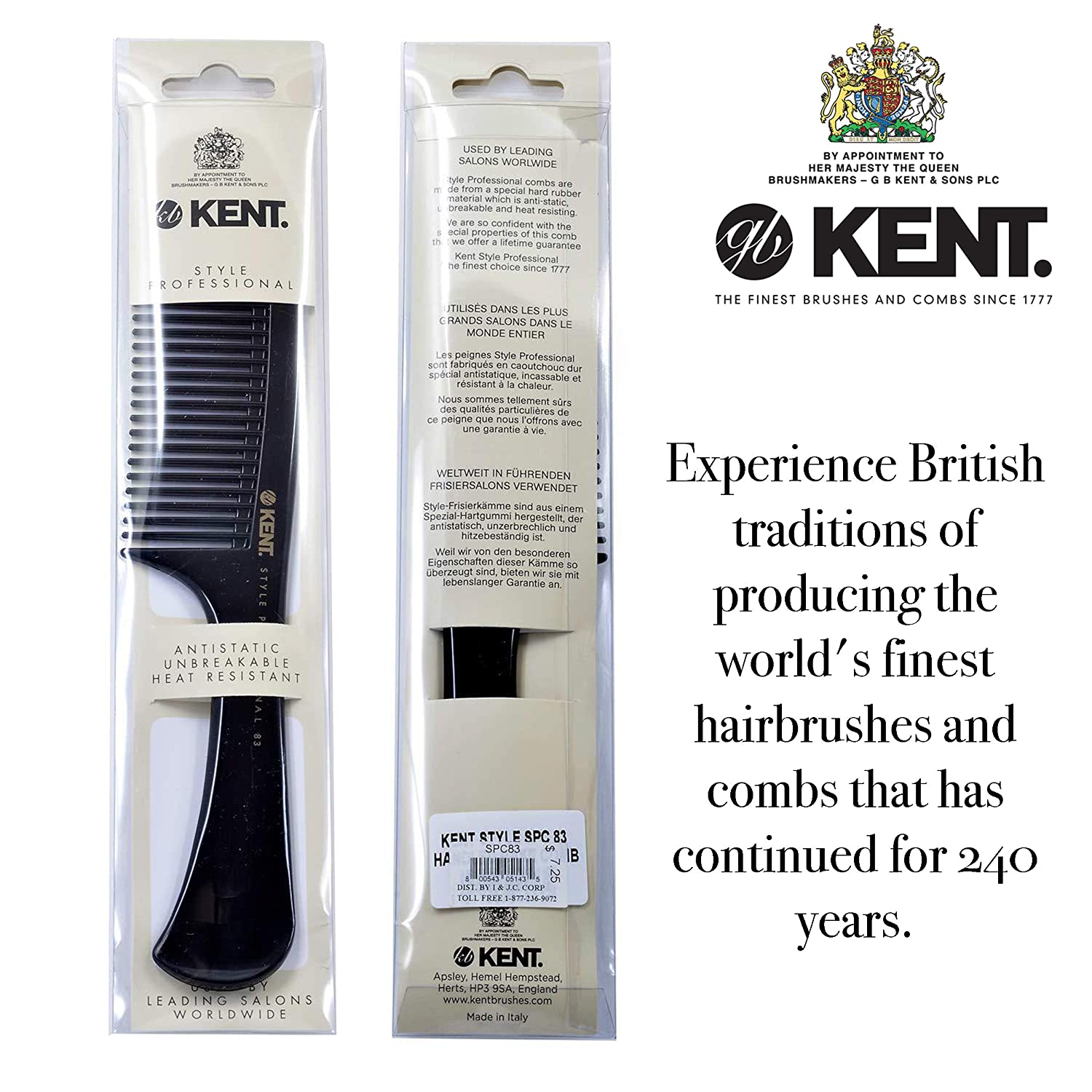 Kent 220MM HANDLED RAKE COMB - Image 4