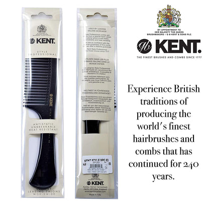 Kent 220MM HANDLED RAKE COMB by Kent - Hair Combs (View 4)