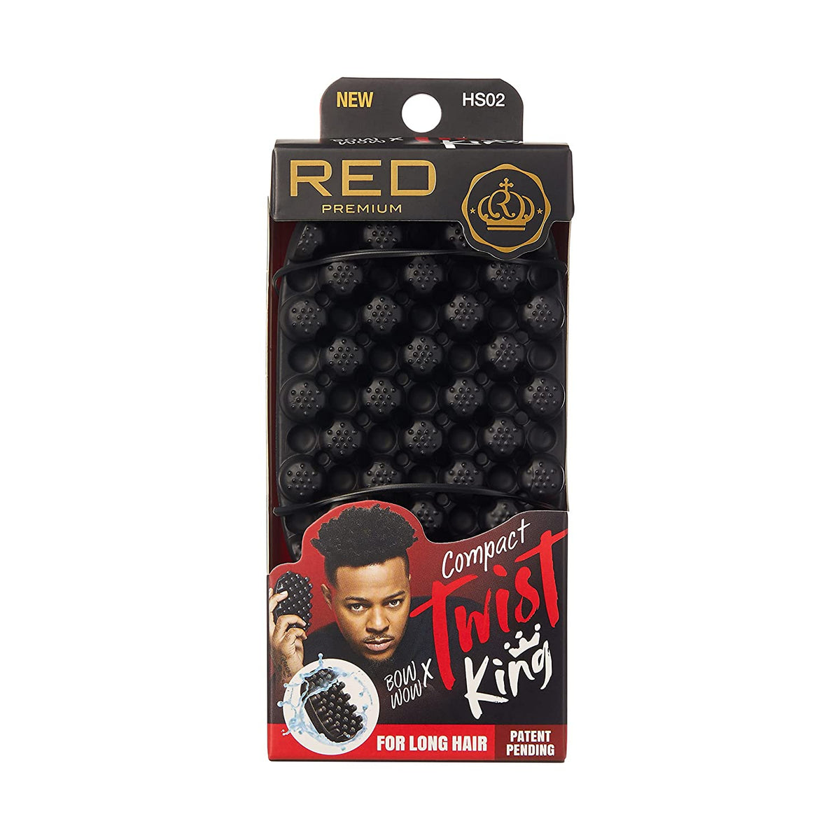 Red by Kiss Premium Twist King Luxury Twist Styler (Mini) - Washable & Durable by KISS - Sustainable Living